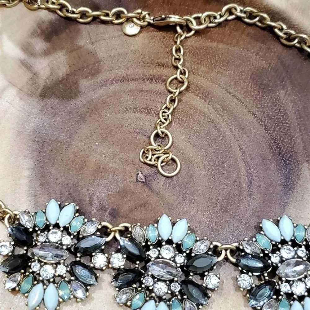 J. Crew green‎ statement necklace